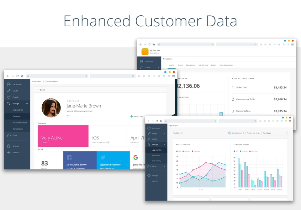 screenshot of Bizness Apps